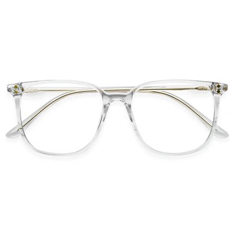 G5813 Square Clear Eyeglasses Frames | Leoptique