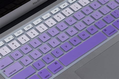 White to Purple Ombre Keyboard Cover – Chic Geeks