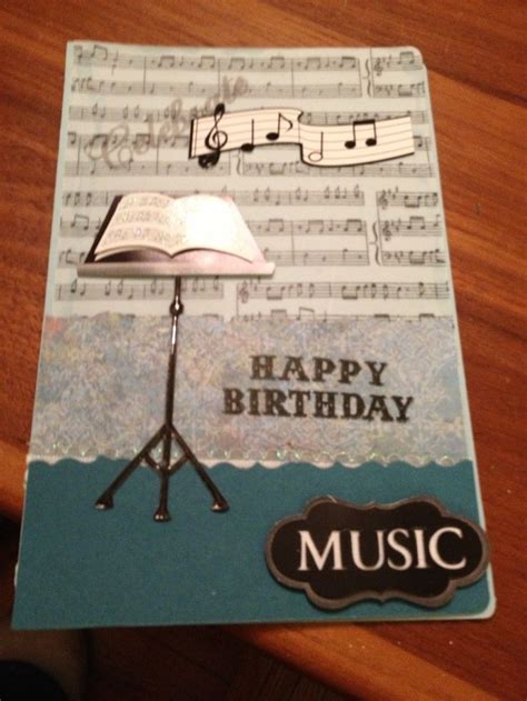 Pin by Dima Mawazini on Musical d | Musical cards, Happy birthday music ...