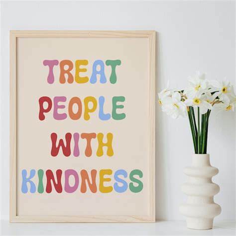 Treat People With Kindness - Etsy