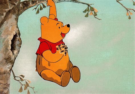 Winnie the Pooh and the Honey Tree (1966) | French postcard … | Flickr