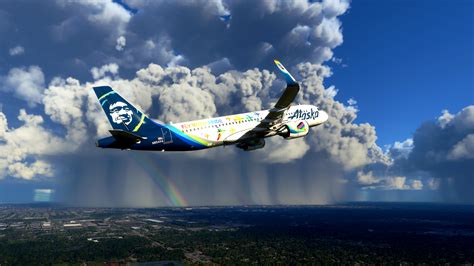 [A32NX] Alaska (Fly With Pride) [8K] - FBW A32X for Microsoft Flight ...