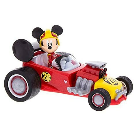 Mickey Mouse Roadster Racer Wind Up Toy Car with Sounds - Walmart.com - Walmart.com