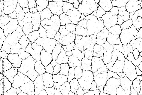 Cracks seamless pattern. Cracking background. Crack marble texture. Abstract grunge urban for ...