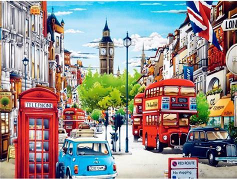 5D Diamond Painting London City Scene Kit