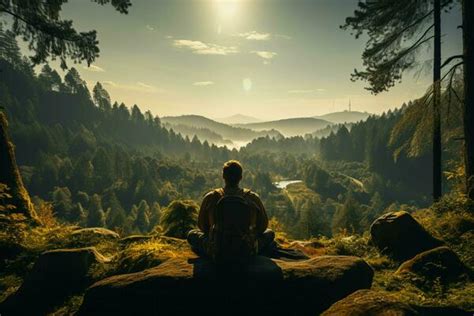 Forest Meditation Stock Photos, Images and Backgrounds for Free Download