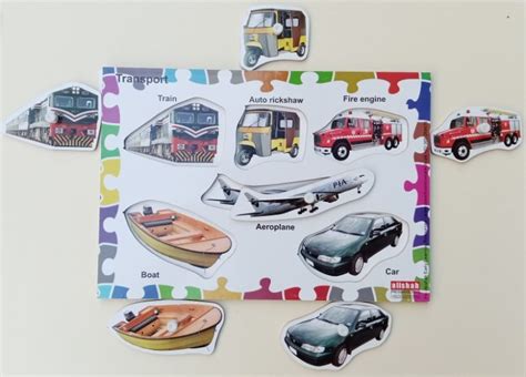 Transport Puzzle - 6pcs - Pre School Mom & Kids