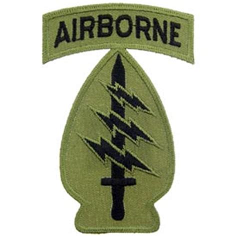 Special Forces With Airborne Tab Patch OD | North Bay Listings