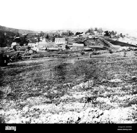 California History - Smartsville, Yuba County--Temperance Hill ca. 1866 Stock Photo - Alamy