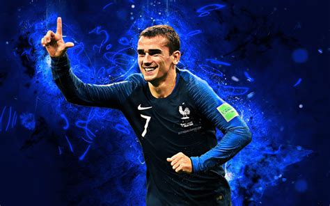 Download wallpapers Antoine Griezmann, FFF, abstract art, France ...