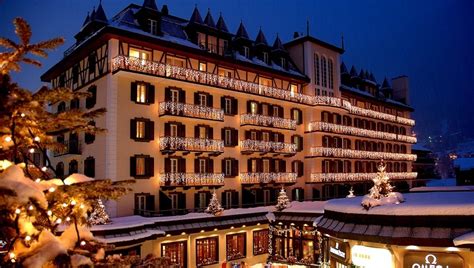 Hotel Mont Cervin Palace in Zermatt, Switzerland - White Blancmange