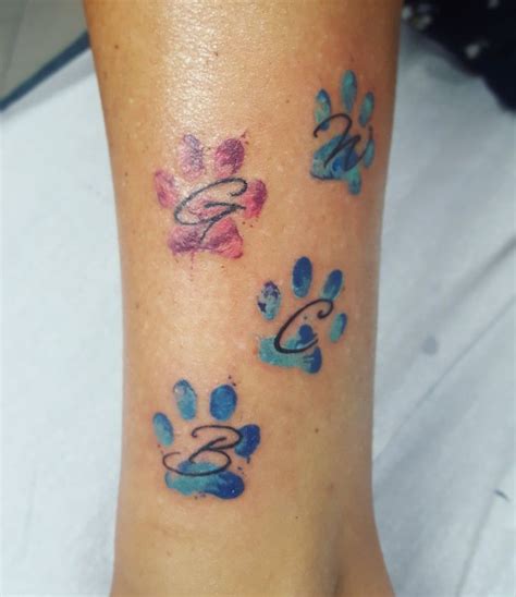 Impronte tattoo cat and dog | Tattoos, Dog tattoos, New tattoos