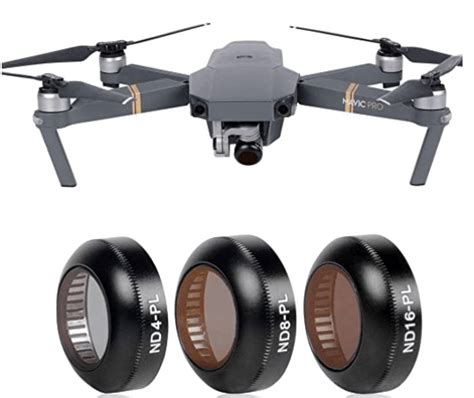 3 Pack of ND Filters for DJI Mavic Pro & Mavic Platinum - dronegenuity