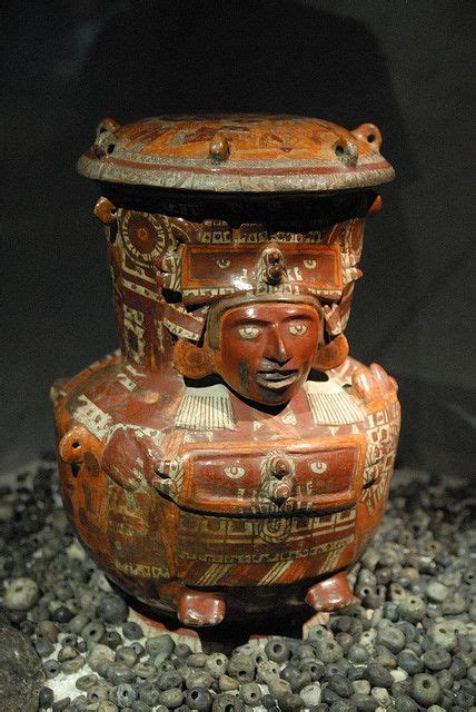 This beautiful ceramic vessel was found at the Aztec Templo Mayor in ...