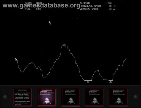Lunar Lander - Arcade - Games Database
