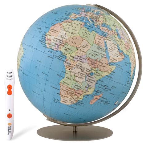 Expedition Interactive 10 Inch Desktop World Globe By Columbus Globes (CV202381)