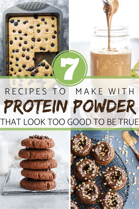 7 Recipes to make with Protein Powder - that look almost too good to be true! - Meal Plan Addict