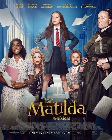 Cartel de la película Matilda, de Roald Dahl: El musical - Foto 16 por ...