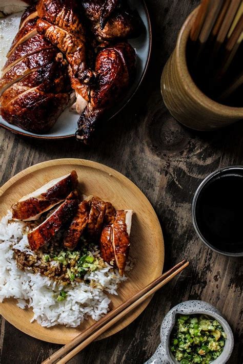 Oven Roasted Peking Chicken - A cross between a roasted chicken and Peking duck, this recipe is ...