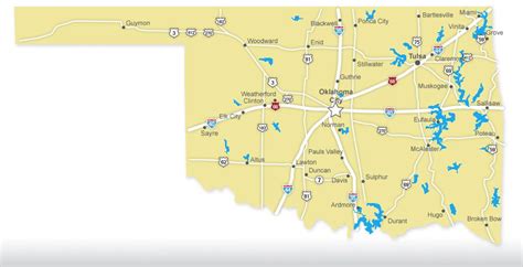 Oklahoma Map | TravelOK.com - Oklahoma's Official Travel & Tourism Site ...