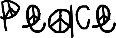 Peace font