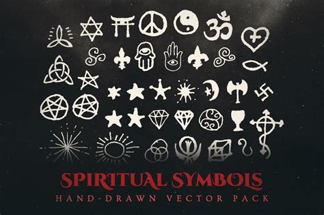 Esoteric & Spiritual Vector Symbols | Illustrations ~ Creative Market