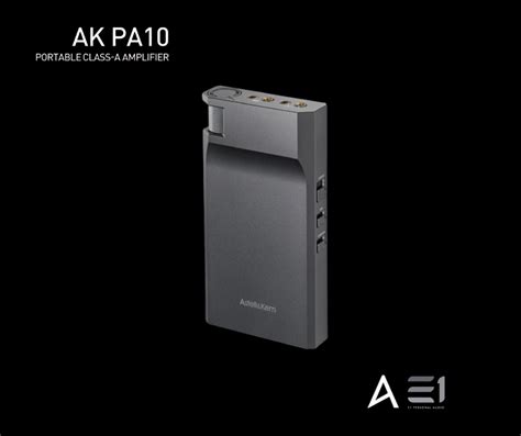 Astell&Kern Portable Class-A Headphones Amplifier– E1 Personal Audio Malaysia