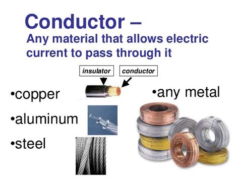 Conductors and insulators