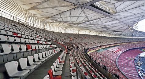 Birds Nest Stadium Seating - Olympic Park Beijing - China Photograph by ...