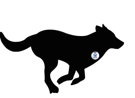 Whippet Puppy Silhouette Running - animal silhouettes png download ...