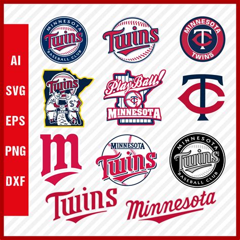 Minnesota Twins Logo, Minnesota Twins Svg Cut Files, Layered - Inspire ...