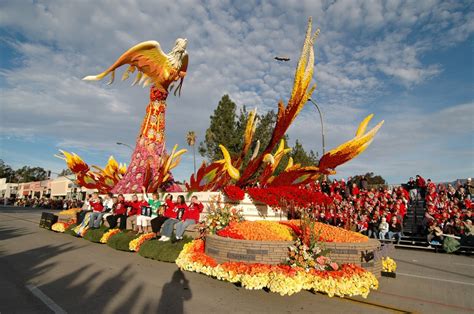 Rose bowl parade - inside a parade