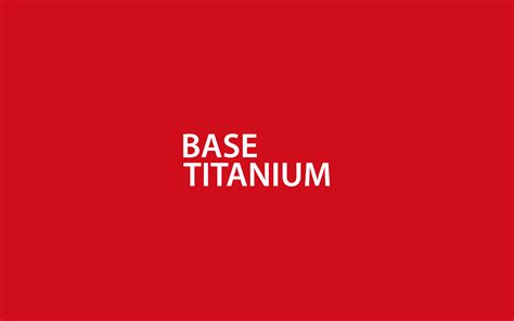 Base Titanium brand :: Behance