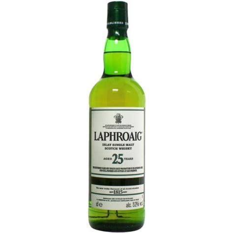 Laphroaig 25 Year Old Cask Strength 2018 Edition Single Malt Scotch ...