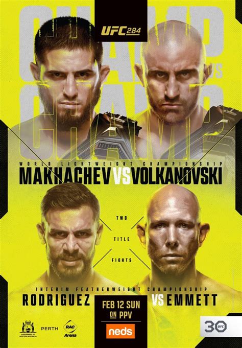 UFC 284: ‘Main-Event Should Be the Main Focus’- Fans Troll the Official ...