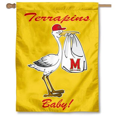 Maryland Terps New Baby Flag - State Street Products