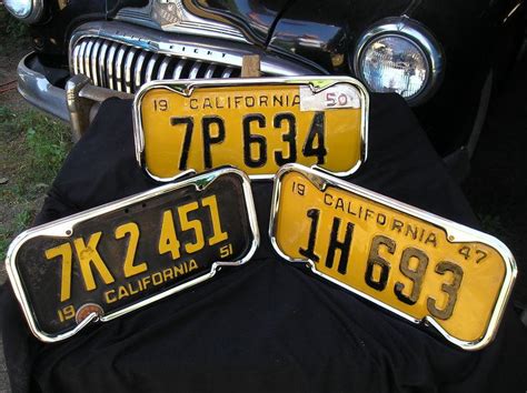 Purchase NEW PAIR OF 1940 TO 1955 VINTAGE STYLE CALIFORNIA LICENSE PLATE FRAMES ! in Montclair ...