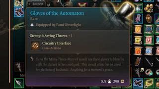 Baldur's Gate 3 Gloves of the Automaton: How to get near-infinite ...