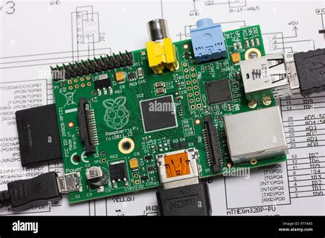 Raspberry Pi microcomputer Stock Photo - Alamy