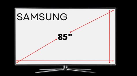 Samsung 85 Inch TV Dimensions - Complete Guide | Decortweaks