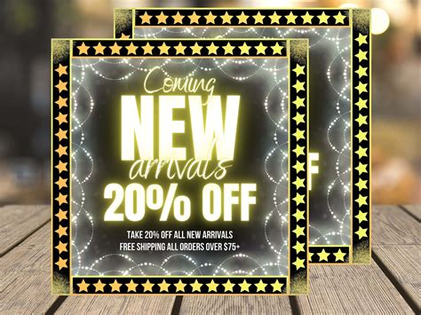 NEW ARRIVALS FLYER D.I.Y Canva New Arrivals Flyer Template | Etsy