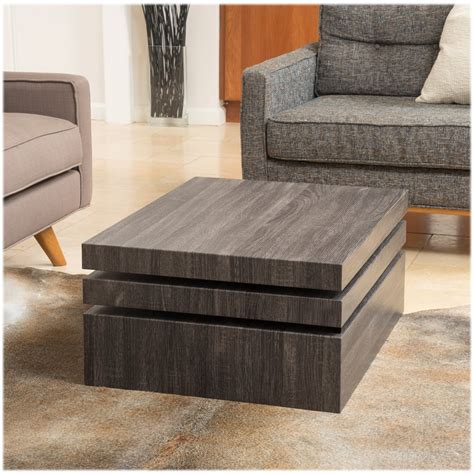 Best Buy: Noble House Awendaw Rectangular Modern Wood Coffee Table 295922