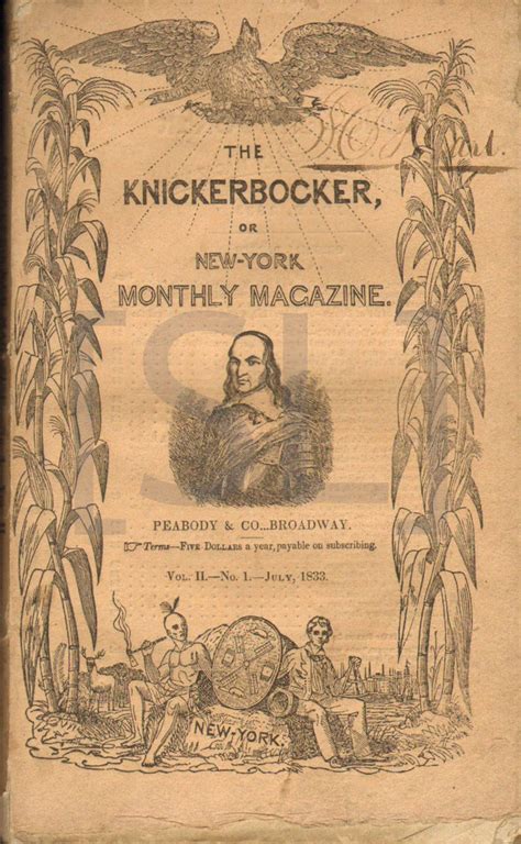 Knickerbocker, or New York Monthly Magazine | The Steven Lomazow Collection