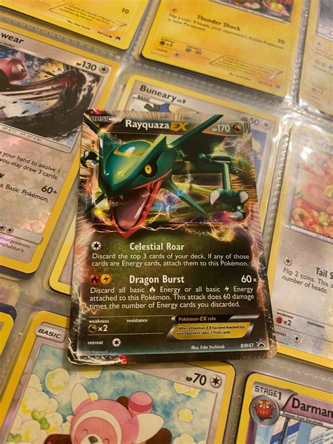 Mavin | RAYQUAZA EX BW47 RARE PERFECT CONDITION POKEMON CARD