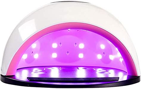 72W UV LED Nail Lamp, Ohuhu Professional Gel Lamp UV Smart Auto-Sensing Nail Art Curing Dryer ...