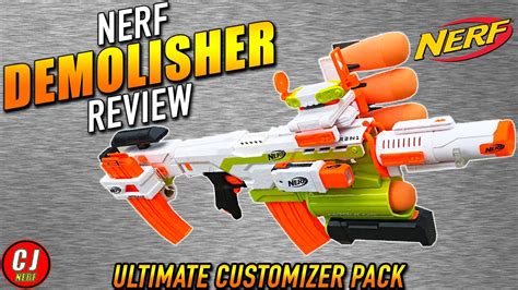 Nerf Modulus Demolisher Review | 2018 Ultimate Customizer Pack - YouTube