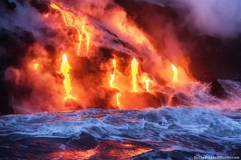 Hawaii Volcanoes - Photos, Stats & Descriptions from all main islands