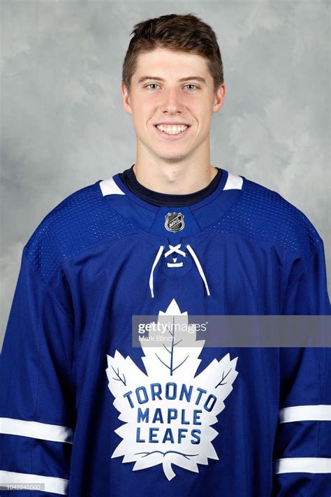 Mitch Marner of the Toronto Maple Leafs poses for his official ...