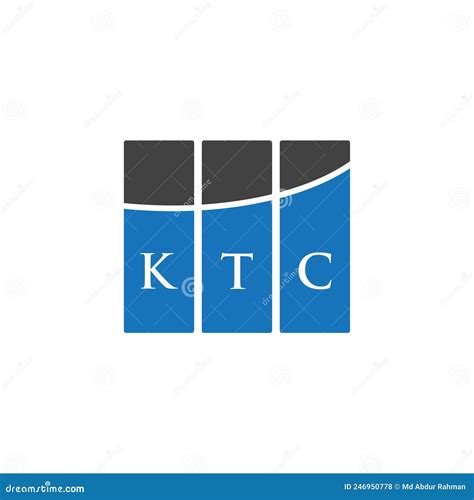 KTC Letter Logo Design on WHITE Background. KTC Creative Initials Letter Logo Concept Stock ...