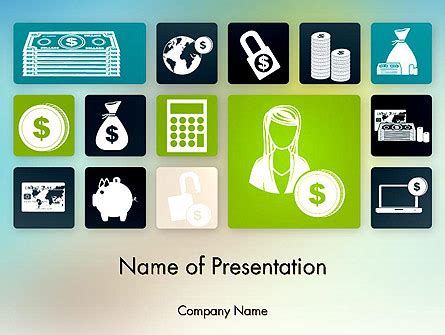 Finance Related Icons Presentation Template for PowerPoint and Keynote | PPT Star